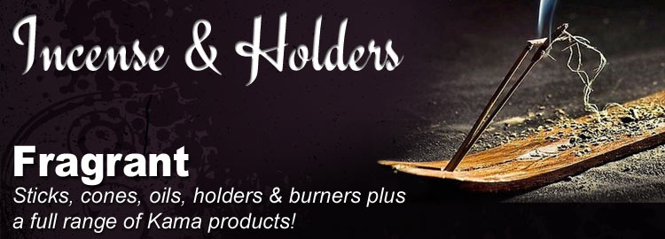 Incense, Oils, Burners, Holders & Kama Products