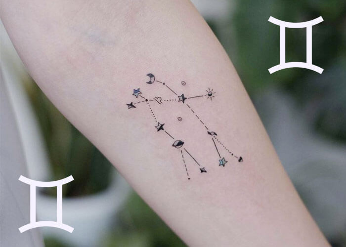 40 Best Gemini Constellation Tattoo Ideas 2023 Worldwide Tattoo