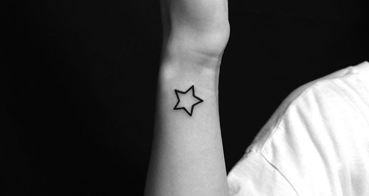 star tattoo designs on hand for boys
