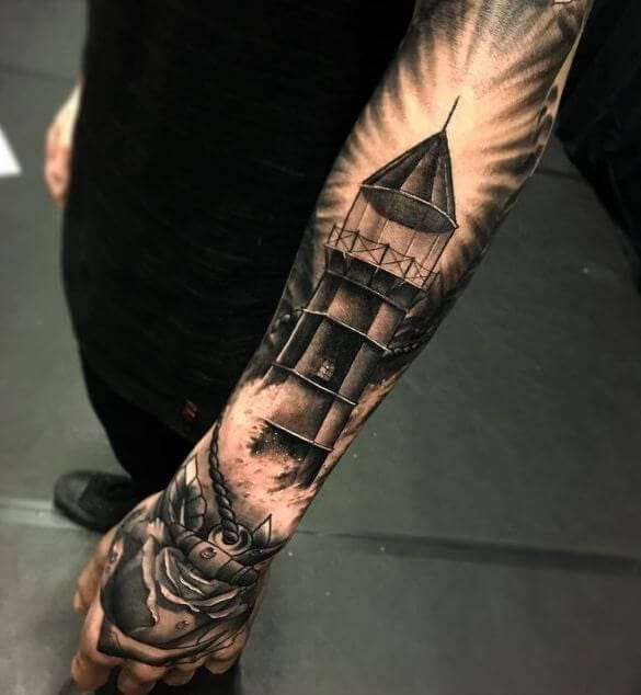 Valiant Upper Arm Celtic Half Sleeve Tattoo Design – LuckyFishArt