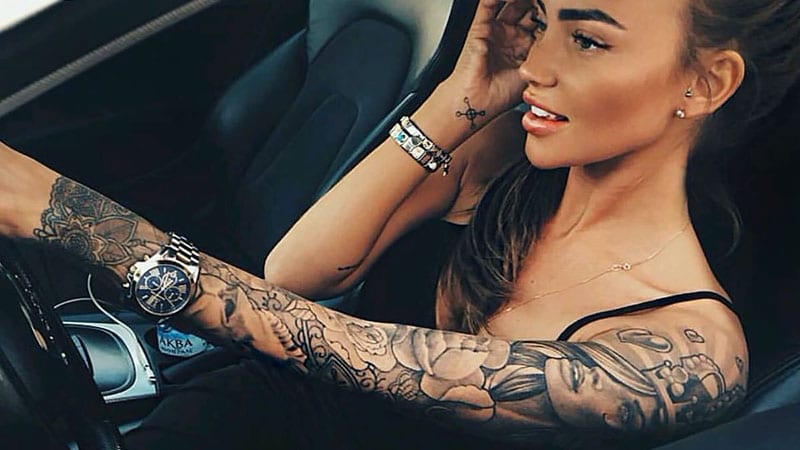 Anime Full Arm Temporary Tattoo Women Sleeve Tattoo Fake - Temu Switzerland